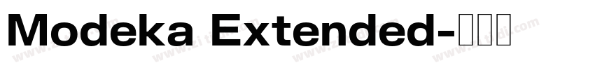 Modeka Extended字体转换